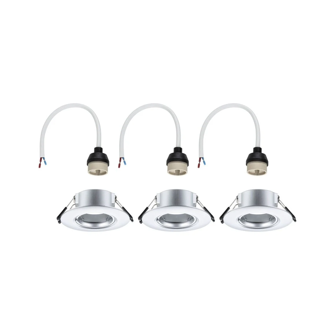 EBL Set starr max 3x10W GU10 Chr m Deckeneinbauleuchte - Image 6