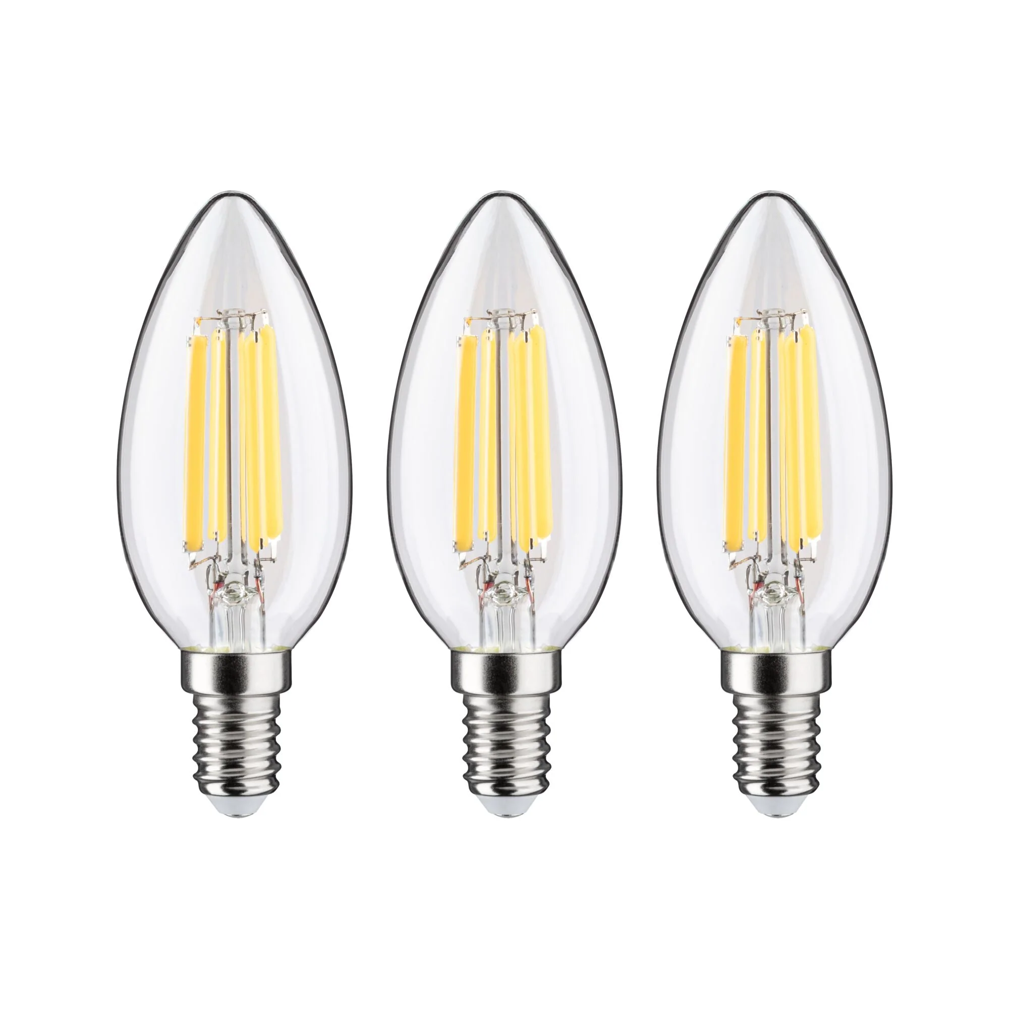 Eco-Line LED Kerze 3er-Pack 98mm 525lm 2,5W 3000K Klar - Image 4