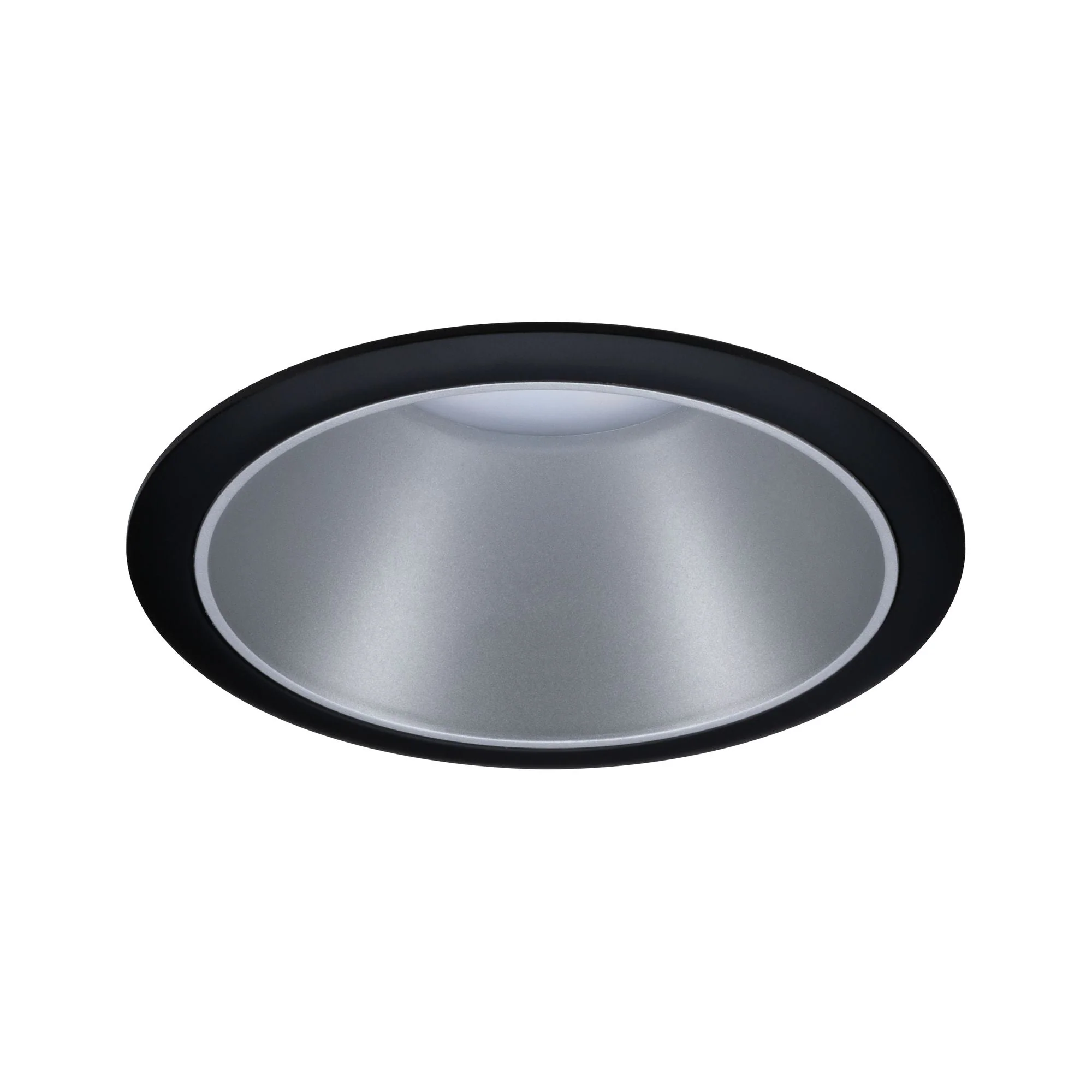 Einbauleuchte Cole rund 88mm GU10 max. 10W 230V dimmbar Schwarz/Silber - Image 5