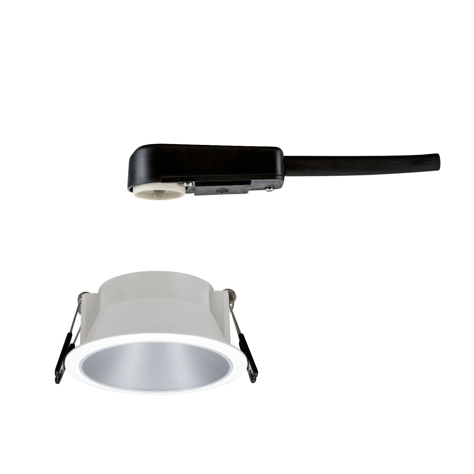 Einbauleuchte Cole rund 88mm GU10 max. 10W 230V dimmbar Weiß/Silber - Image 5