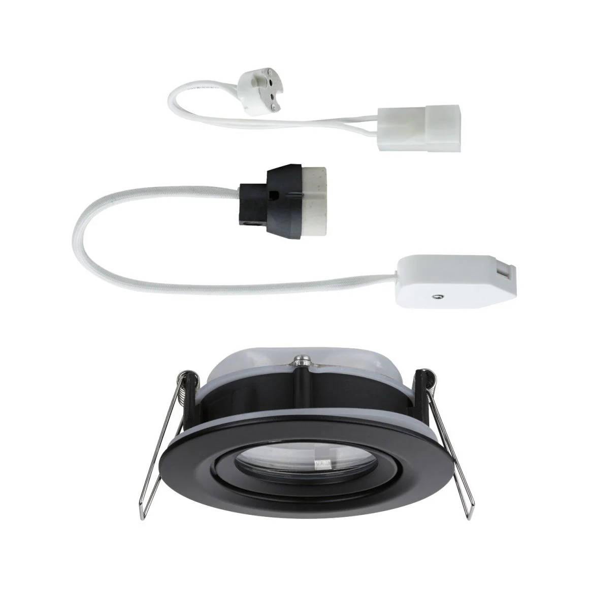 Einbauleuchte Nova Plus schwenkbar IP65 rund 93mm 30° GU5,3 / GU10 max. 35W 230/12V dimmbar Schwarz matt - Image 9
