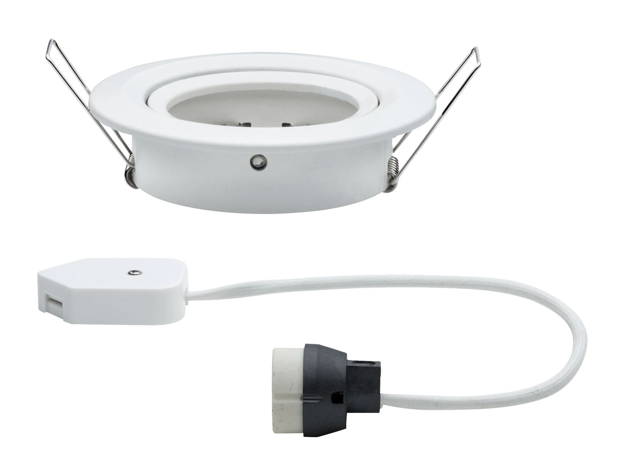 Einbauleuchte Nova  schwenkbar rund 84mm 50° GU10 max. 35W 230V dimmbar Weiß matt - Image 4