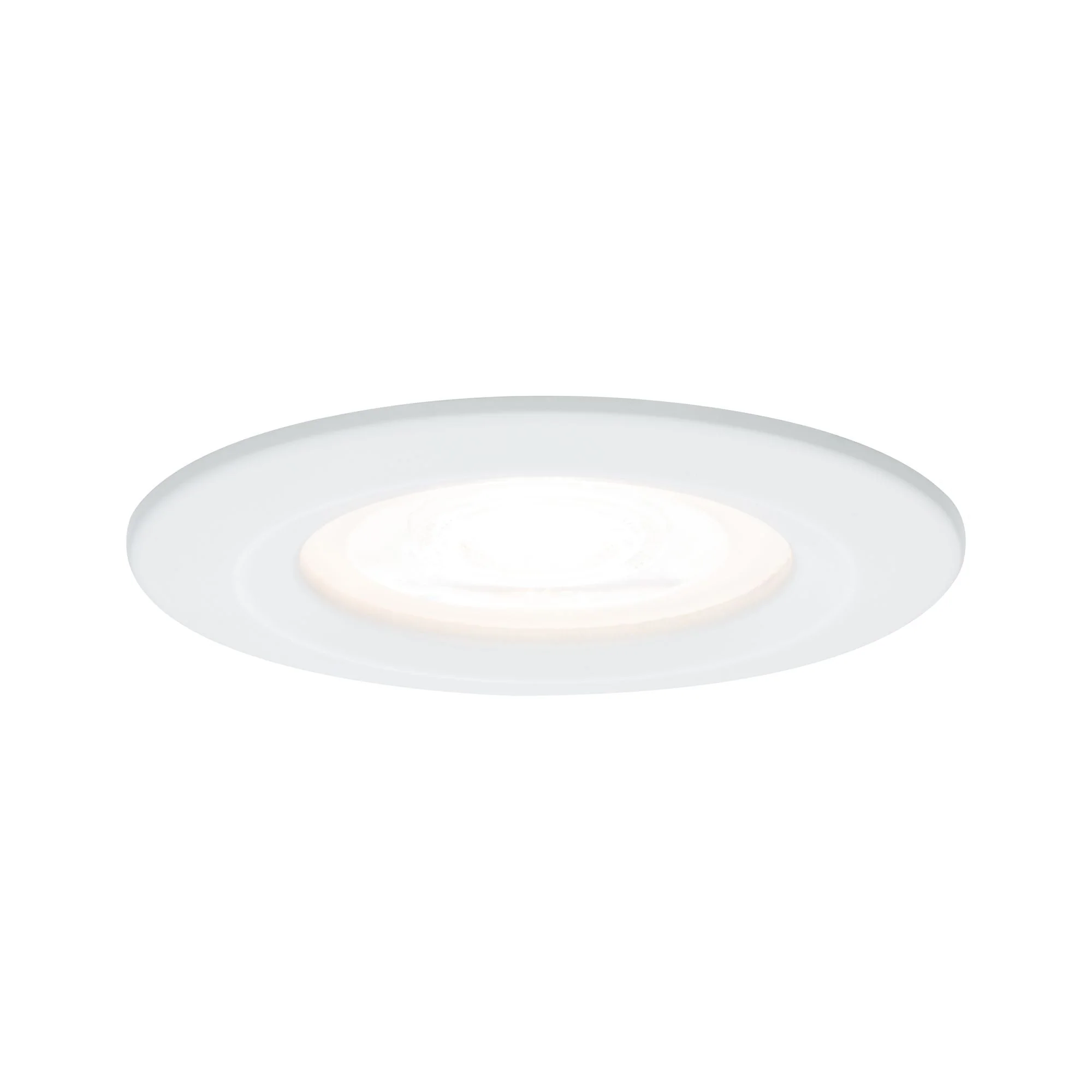 Einbauleuchte Nova starr rund 78mm GU10 max. 35W 230V dimmbar Weiß matt