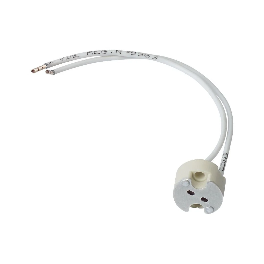 Einbauleuchten Zubehör Halogen-Lampenfassung 12V G4 / GX5,3 / GY6,35 Keramik natur