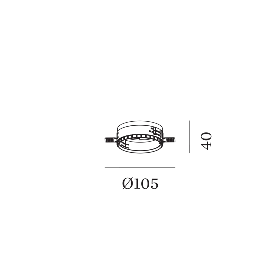 EINPUTZRAHMEN DEEP ADJUST TRIMLESS