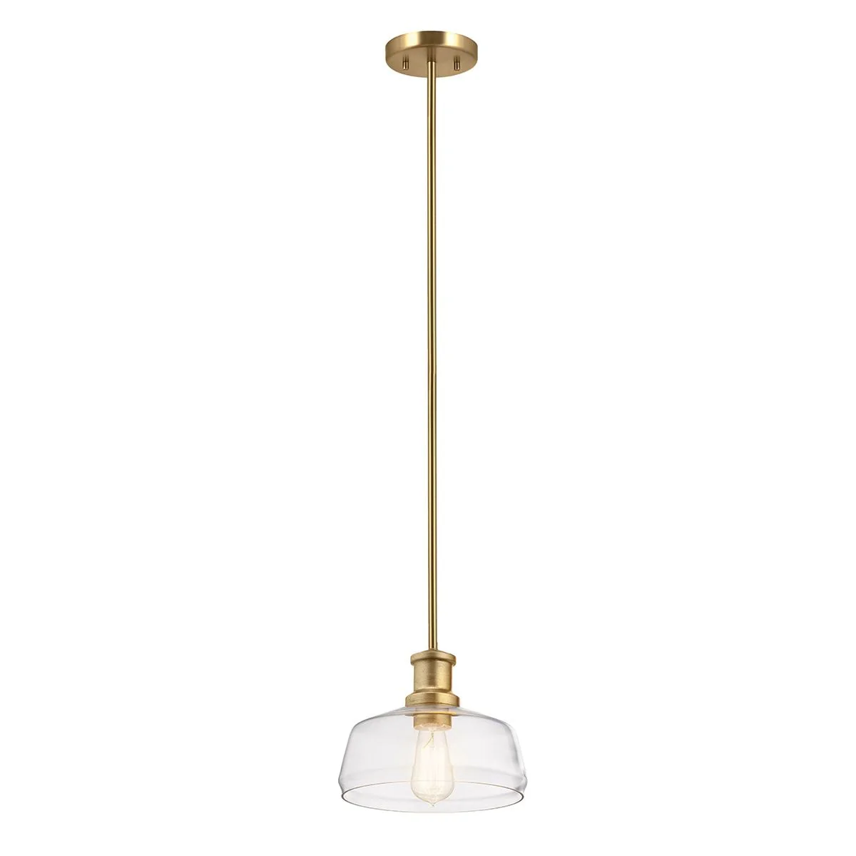 Elstead Lighting Notting Hill 1-flammige Pendelleuchte aus Glas