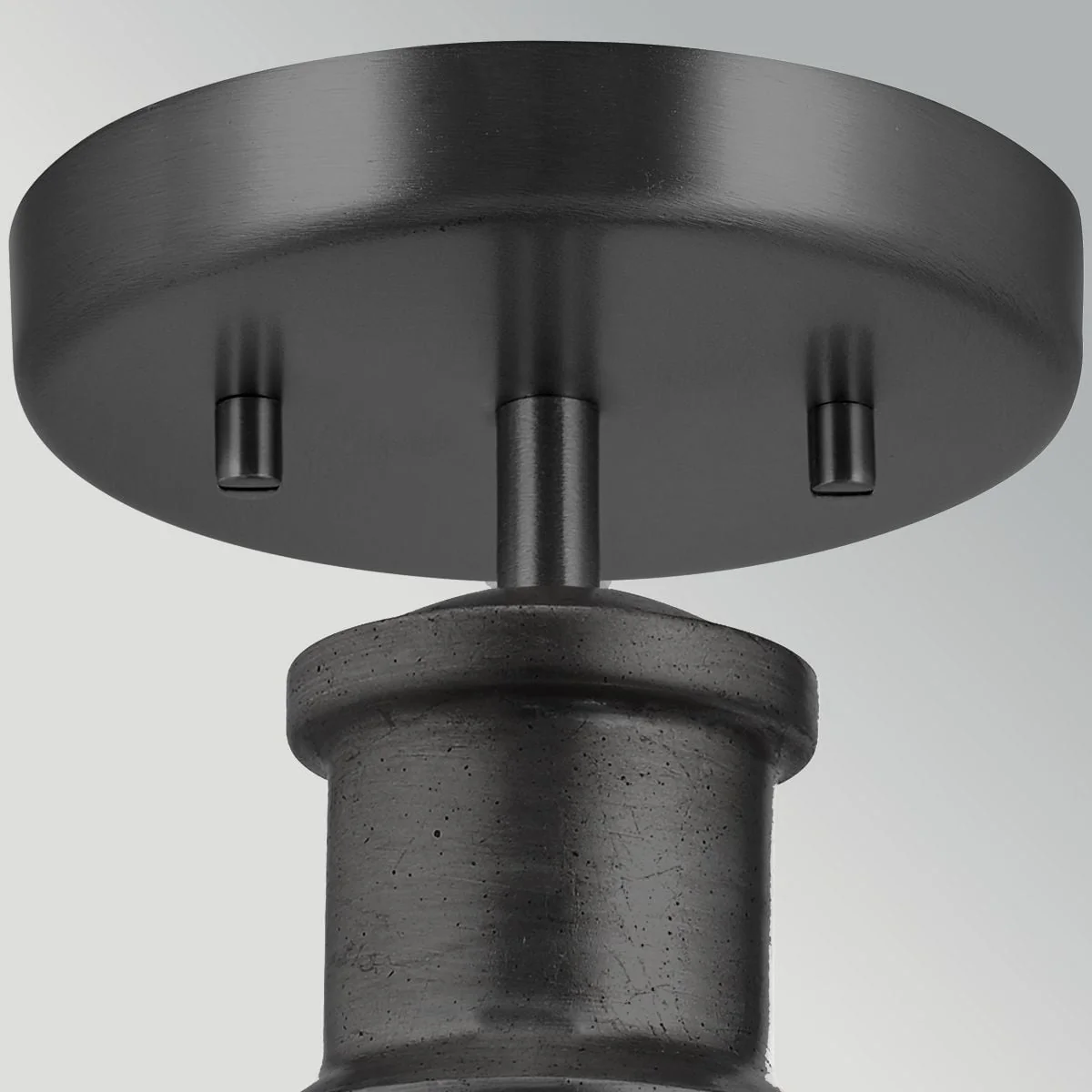 Elstead Lighting Notting Hill 1-flammige Pendelleuchte aus Glas in Graphit - Image 3
