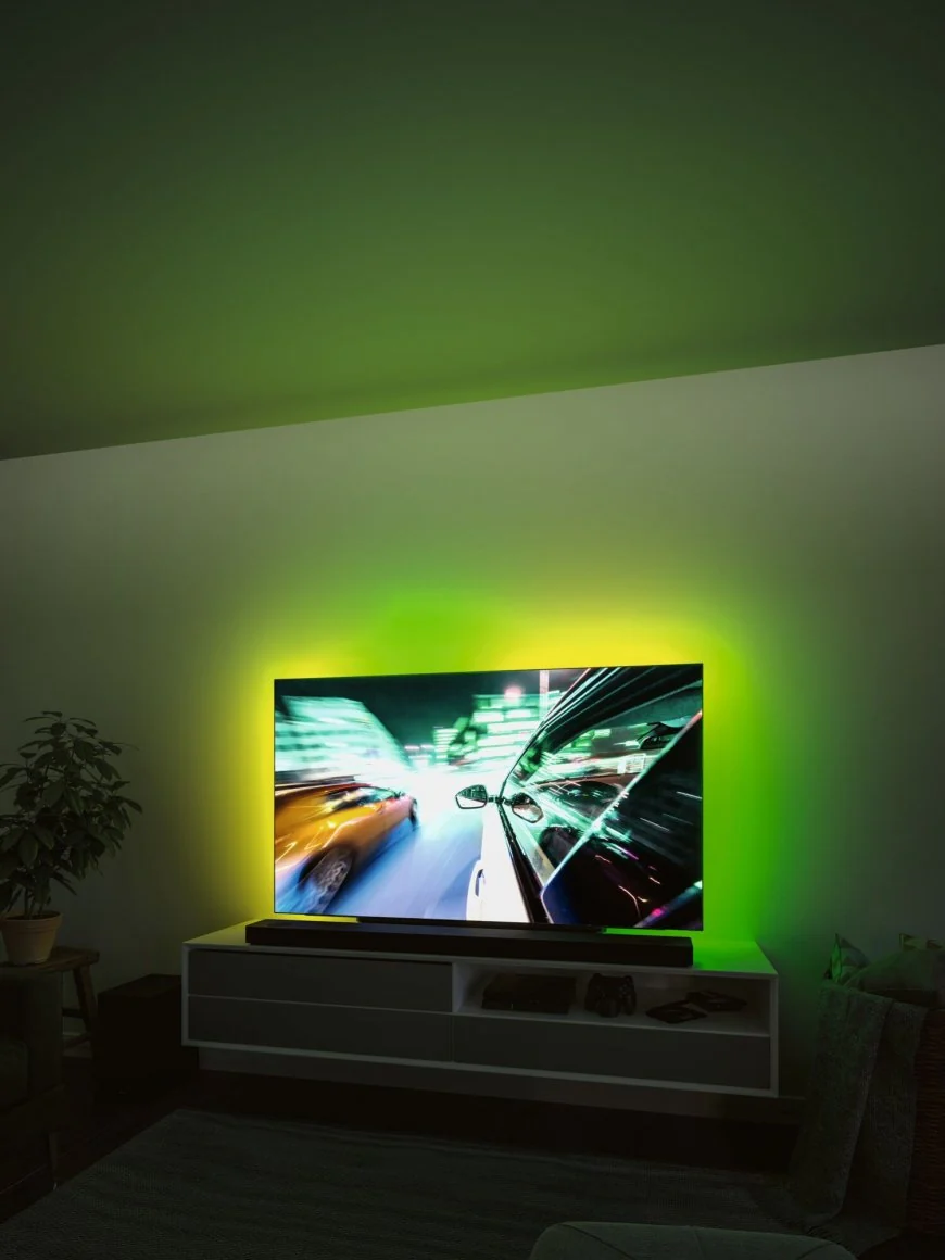 EntertainLED USB LED Strip TV-Beleuchtung 75 Zoll 3,1m 5W 60LEDs/m RGB+ - Image 5