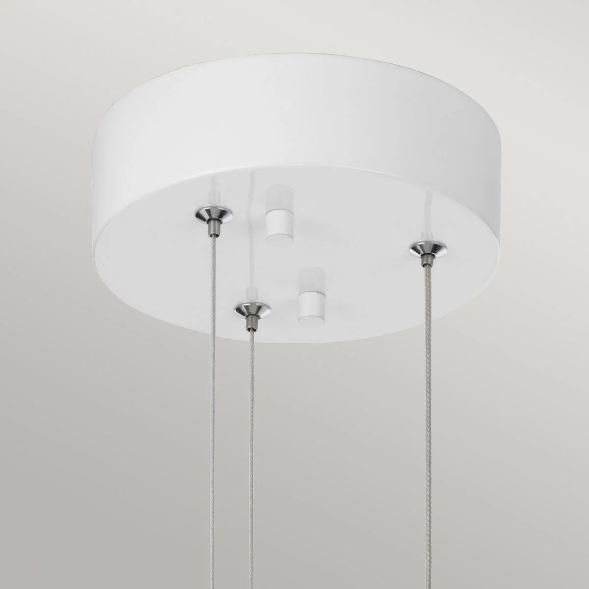 Europa 1-flammige große LED-Pendelleuchte - Weiß lackiert - Image 4
