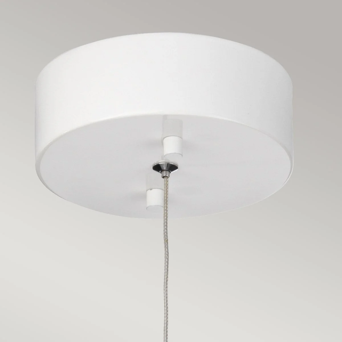 Europa 1-flammige kleine LED-Pendelleuchte - Weiß lackiert - Image 3