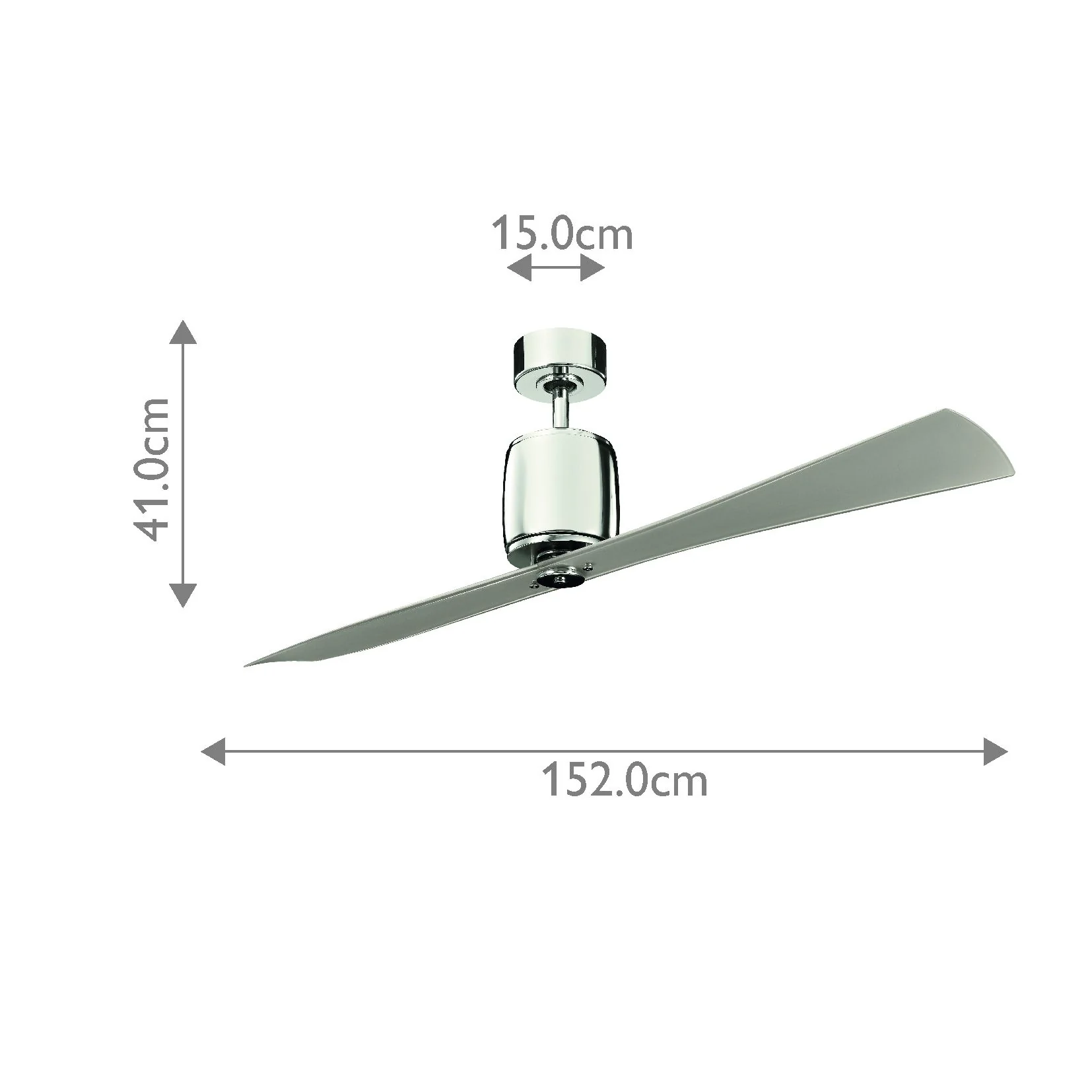Ferron - 60 Zoll / 152 cm Ventilator - Poliertes Nickel - Image 8