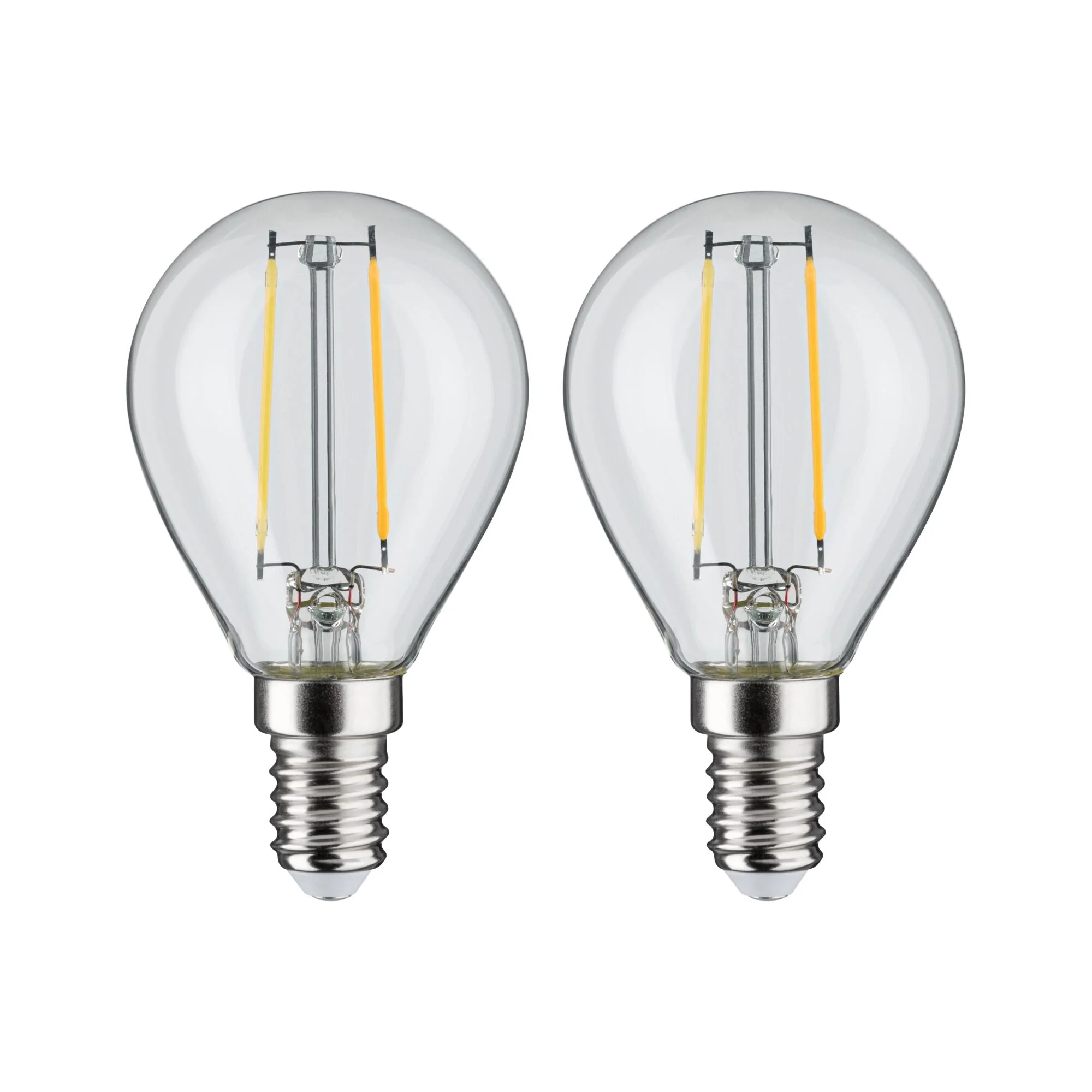 Filament 230V LED Tropfen E14 2x250lm 2x2,7W 2700K Klar - Image 2