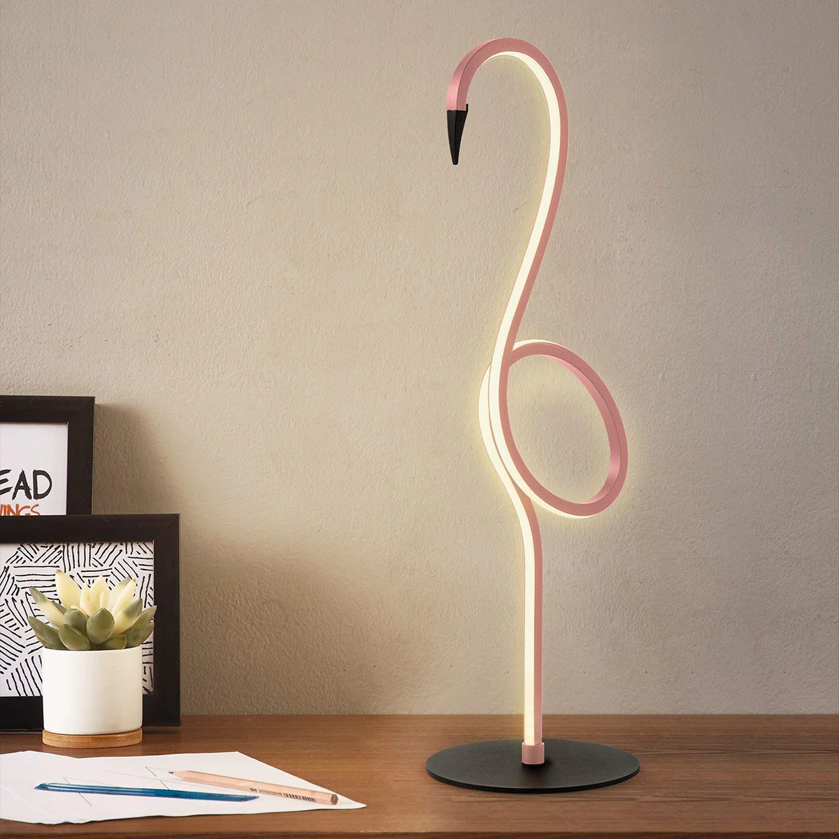 Flamingo LED-Tischlampe - Rosa - Image 7