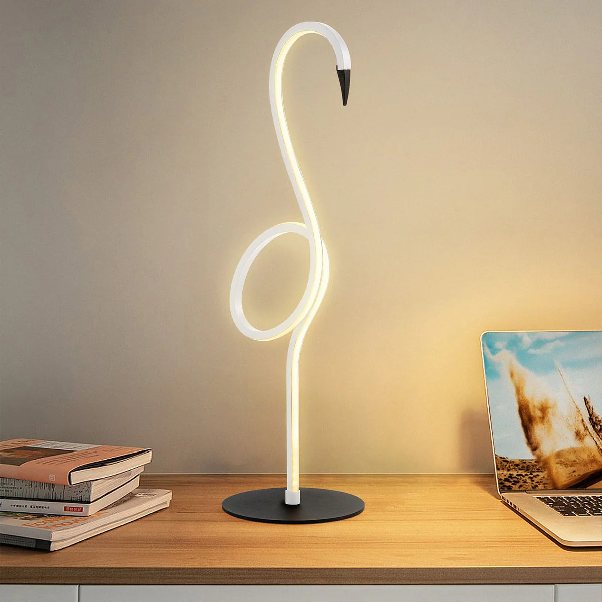 Flamingo LED-Tischlampe - Weiß - Image 2