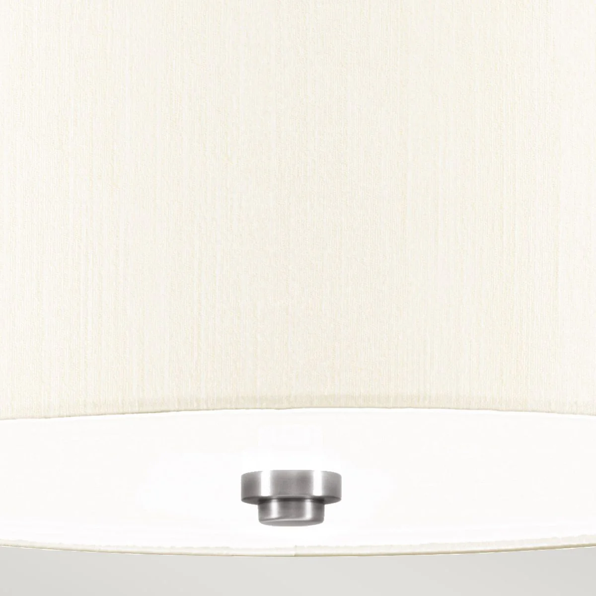 Fletcher 14" Flush - Poliertes Chrom mit Elfenbeinschirm - Image 3