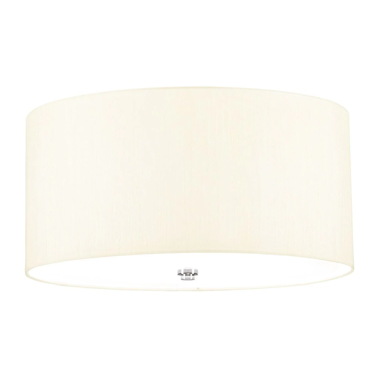 Fletcher 18" Flush - Poliertes Chrom mit Elfenbeinschirm