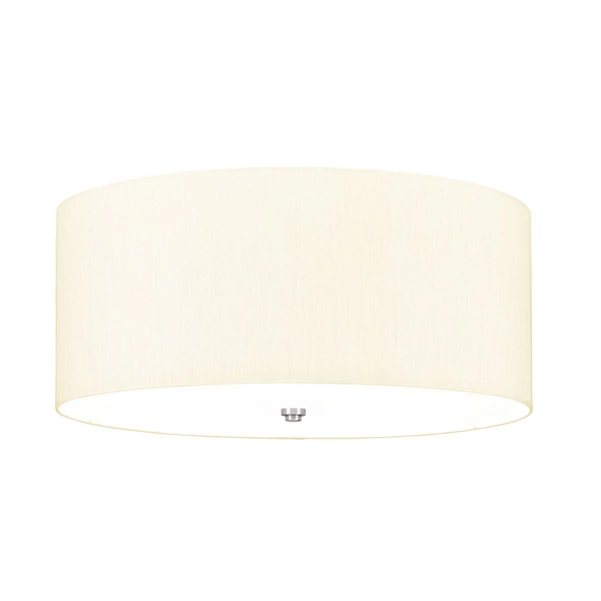 Fletcher 22" Flush - Poliertes Chrom mit Elfenbeinschirm