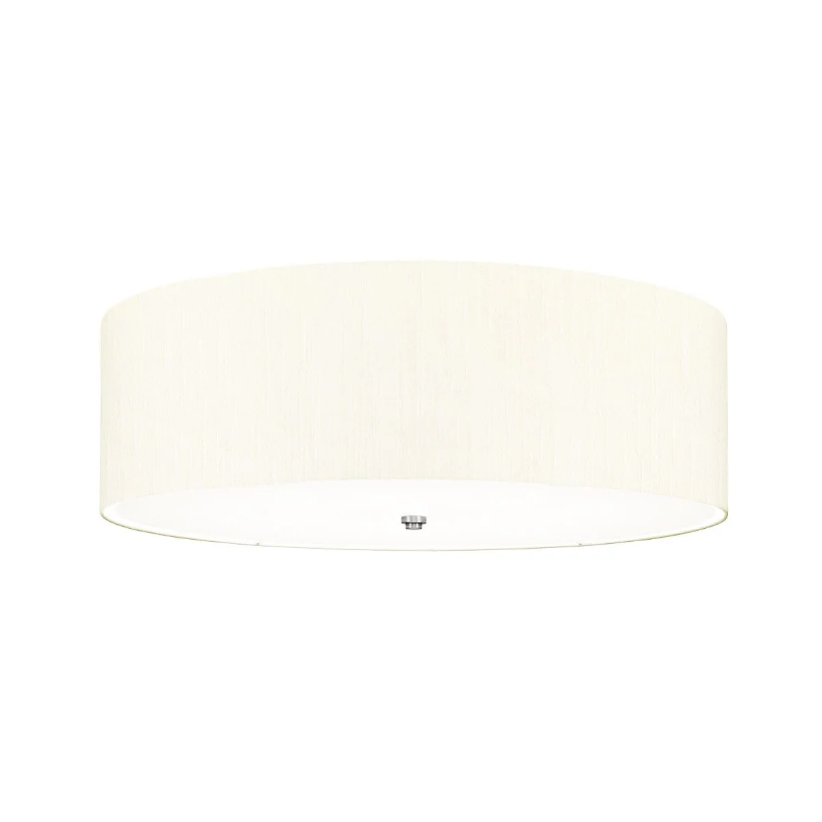 Fletcher 30" Flush - Poliertes Chrom mit Elfenbeinschirm