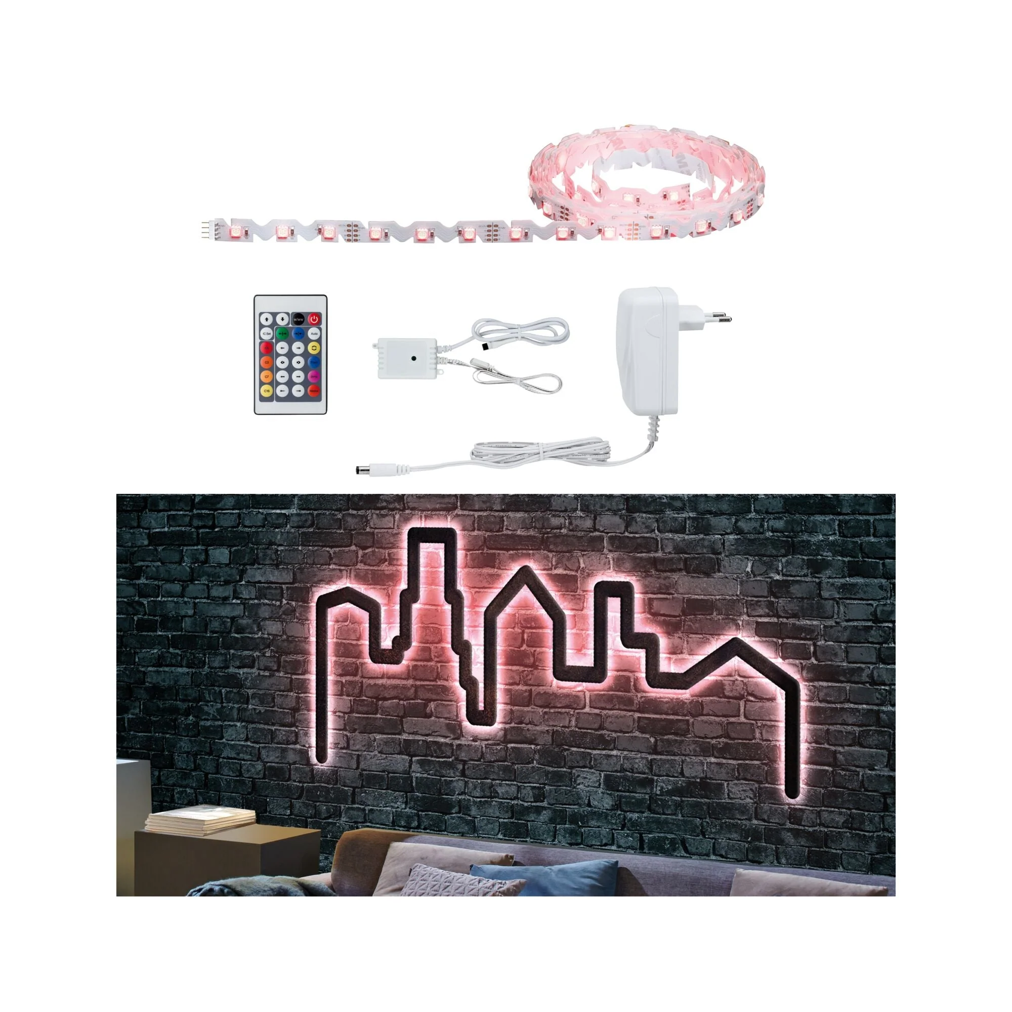 FlexLED LED Strip 3D 3m 19W RGB 24VA
