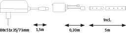 FlexLED LED Strip 3D 5m 26W RGB 36VA - Image 4