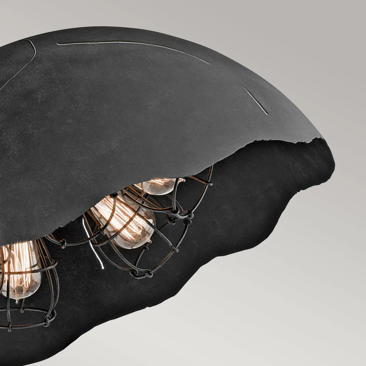 Fracture 5-flammige Pendelleuchte - Verwittertes Zink - Image 3