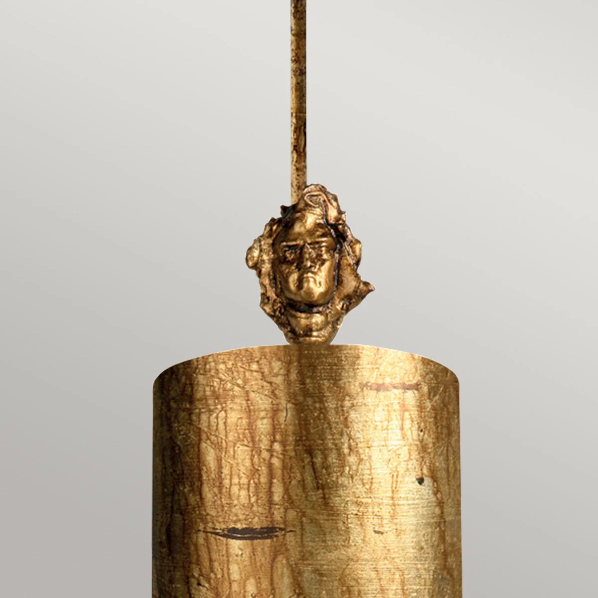 Fragment 1-flammige kleine Pendelleuchte - Gealtertes Gold - Image 4