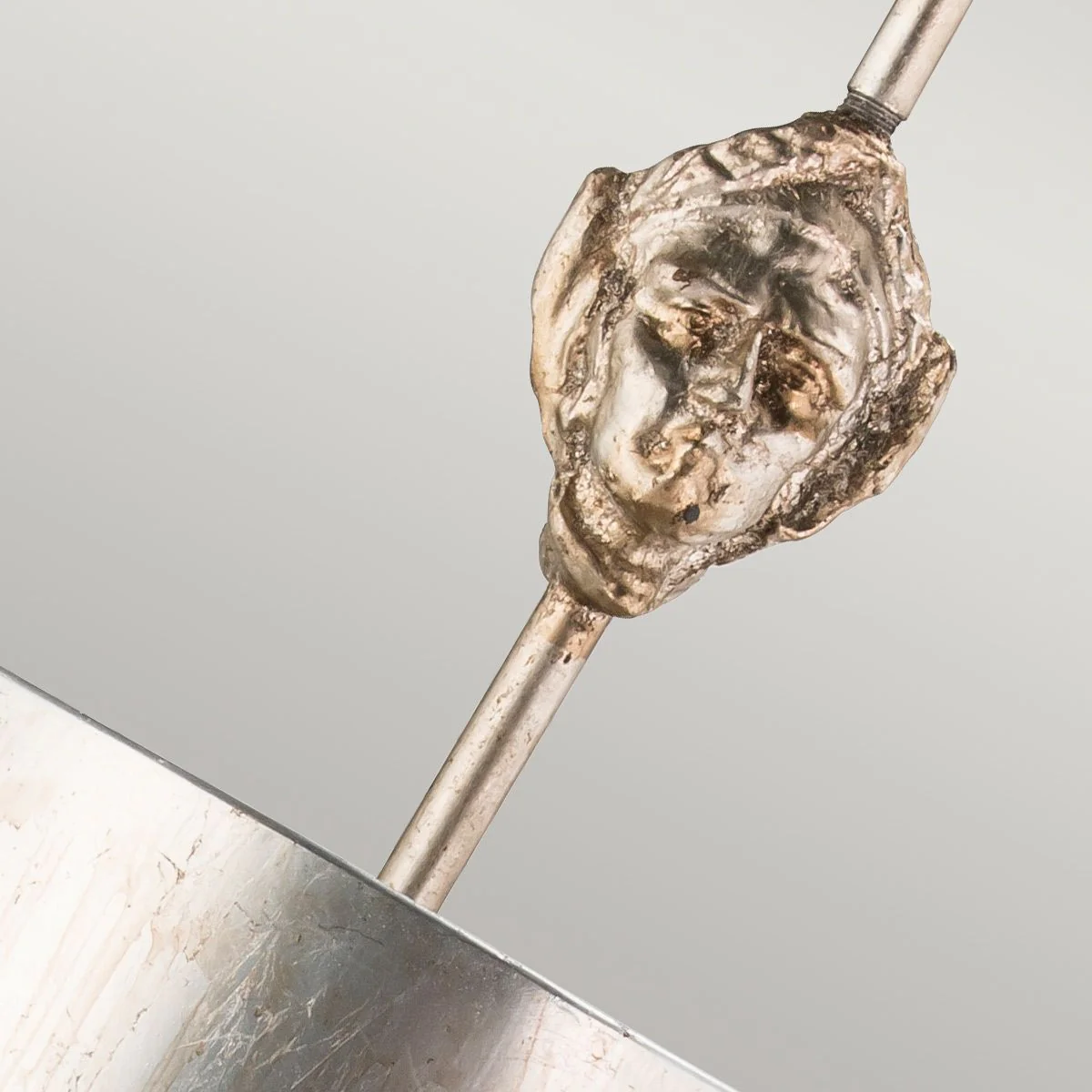 Fragment 1-flammige kleine Pendelleuchte - gealtertes Silber - Image 2
