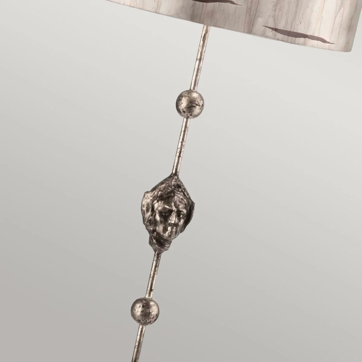 Fragment 1-flammige Stehlampe - Gealtertes Silber - Image 3