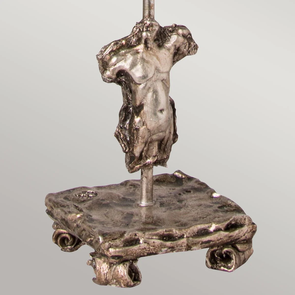 Fragment 1-flammige Tischlampe - Gealtertes Silber - Image 6
