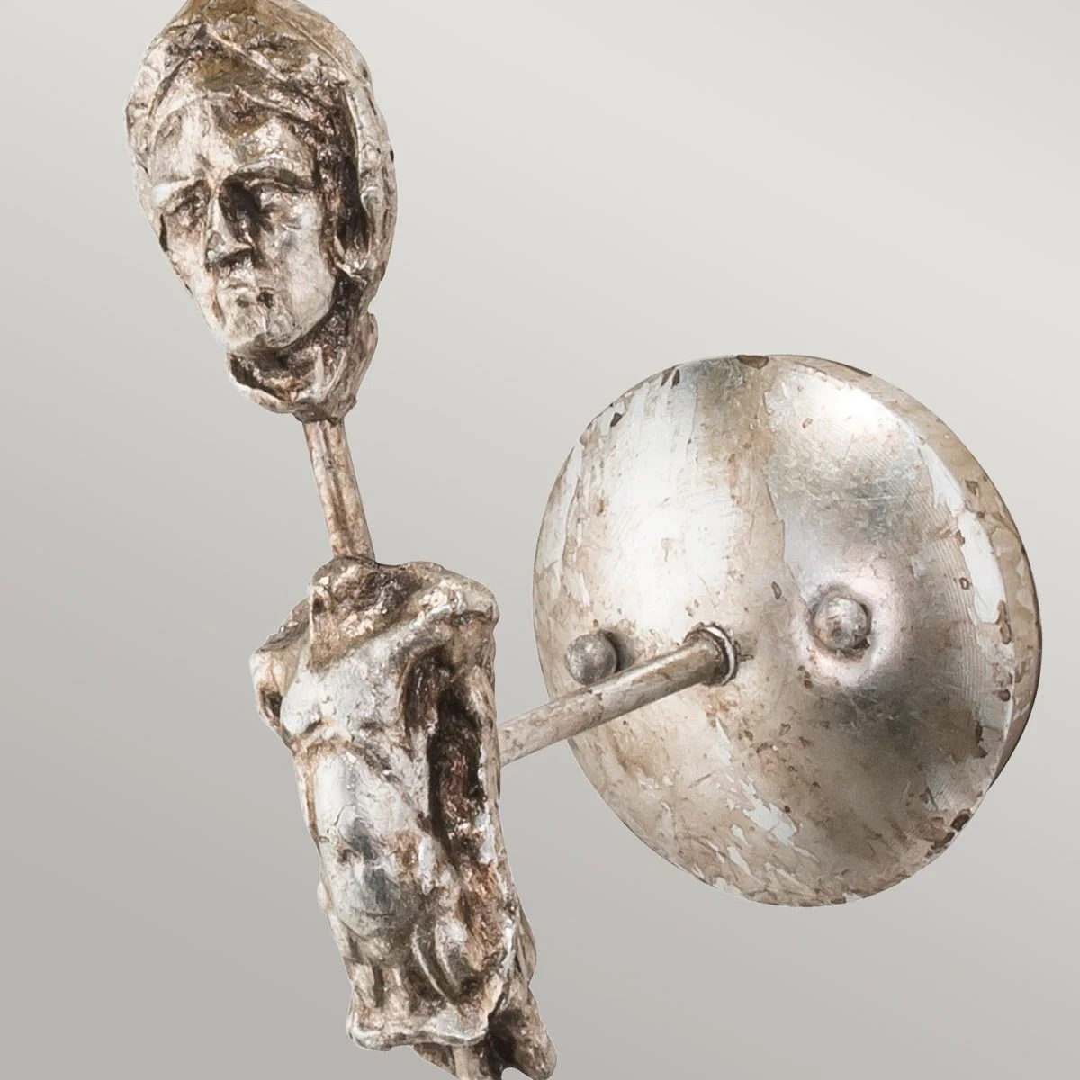 Fragment 1-flammige Wandleuchte - Blattsilber - Image 5