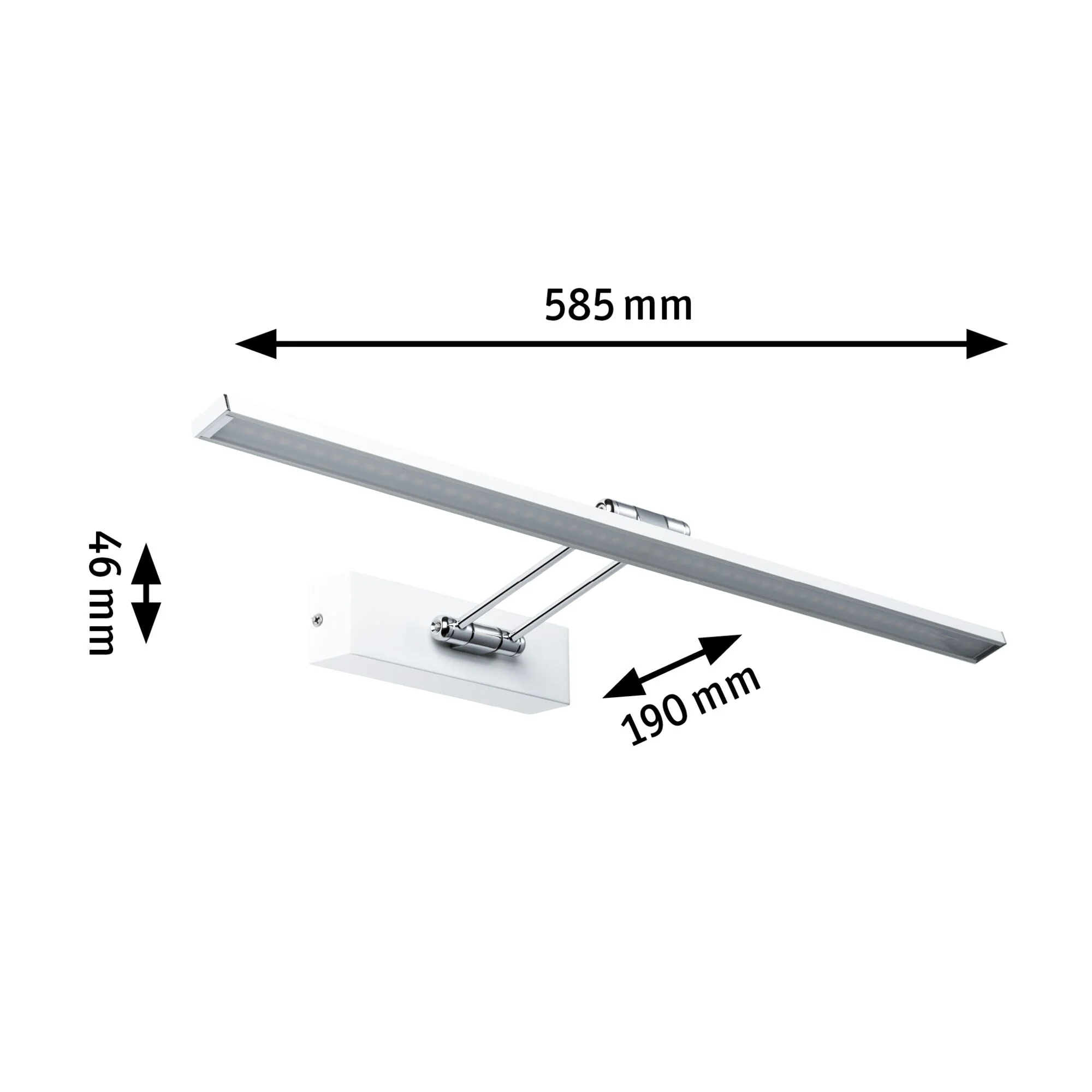 Galeria Beam 2700K 1050lm 230V 11W Weiß/Chrom - Image 2