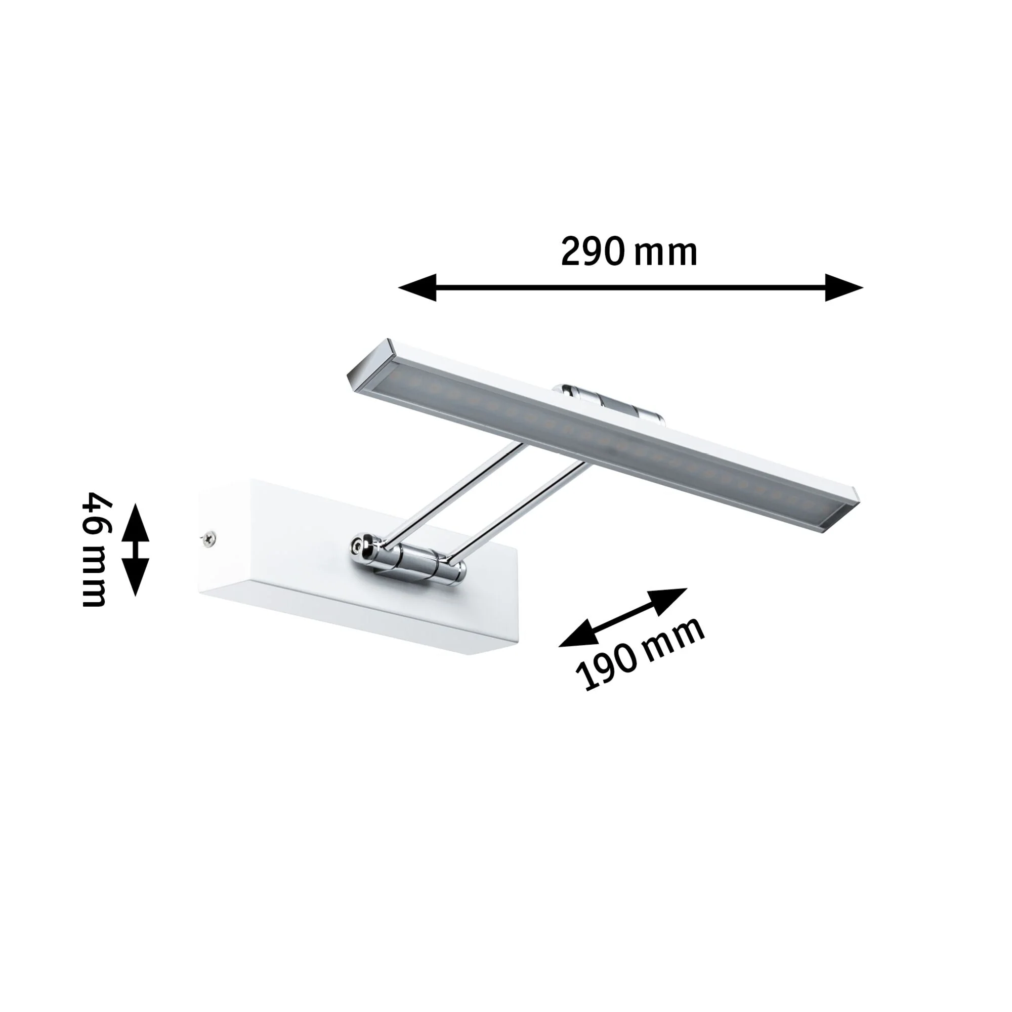 Galeria Beam 2700K 450lm 230V 5W Weiß/Chrom - Image 2