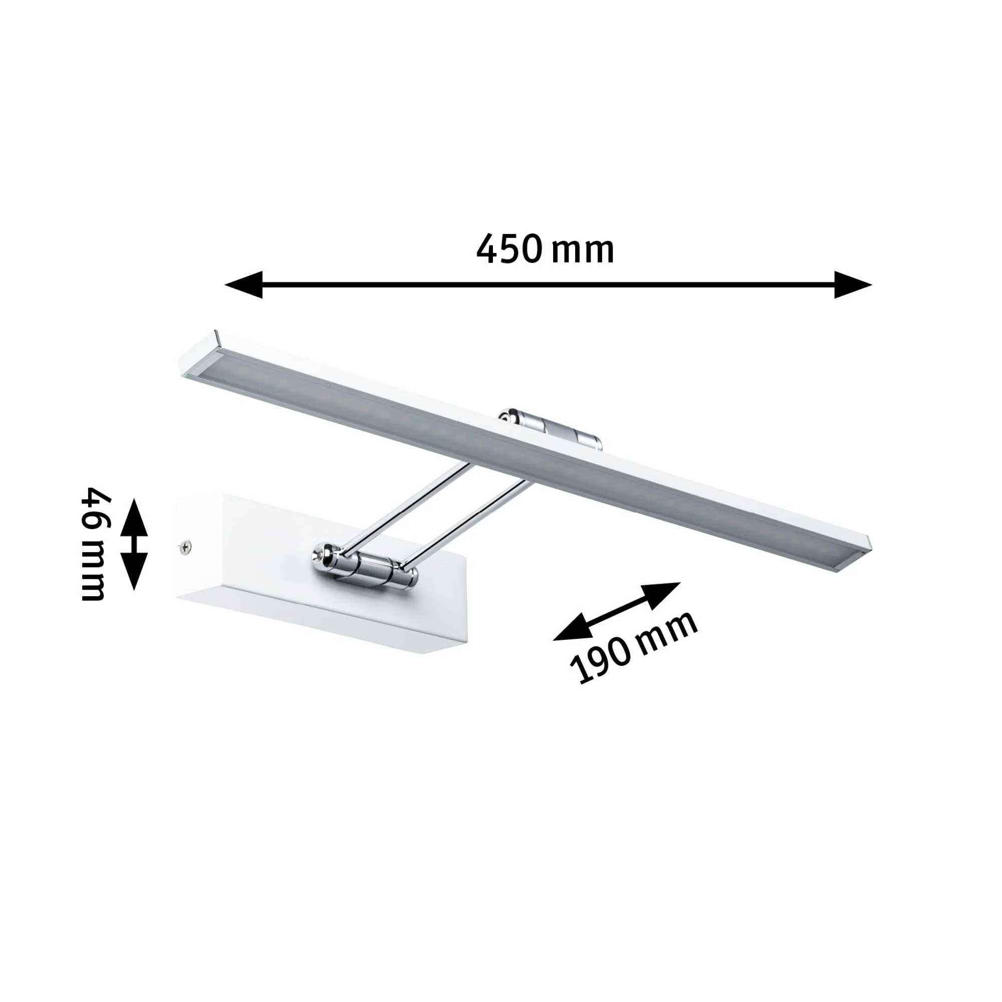 Galeria Beam 2700K 580lm 230V 7W Weiß/Chrom - Image 2