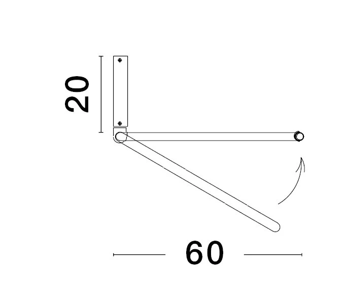 GARVE Deckenlampe 35 Watt 600 mm 3000 Kelvin dimmbar - Image 2