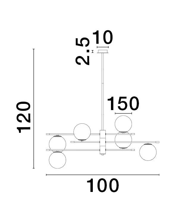 GIT Pendelleuchte  1000 mm dimmbar - Image 9