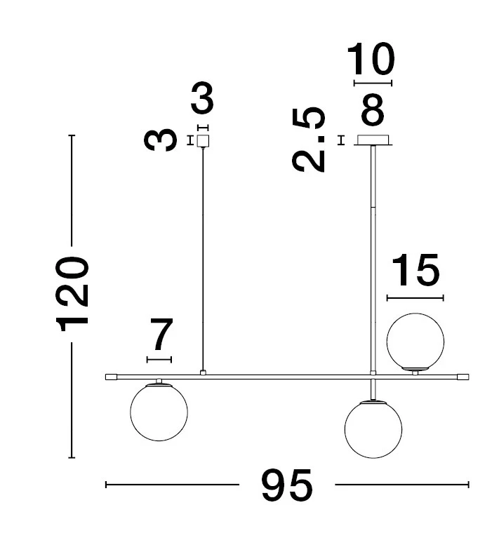 GIT Pendelleuchte  950 mm dimmbar - Image 6