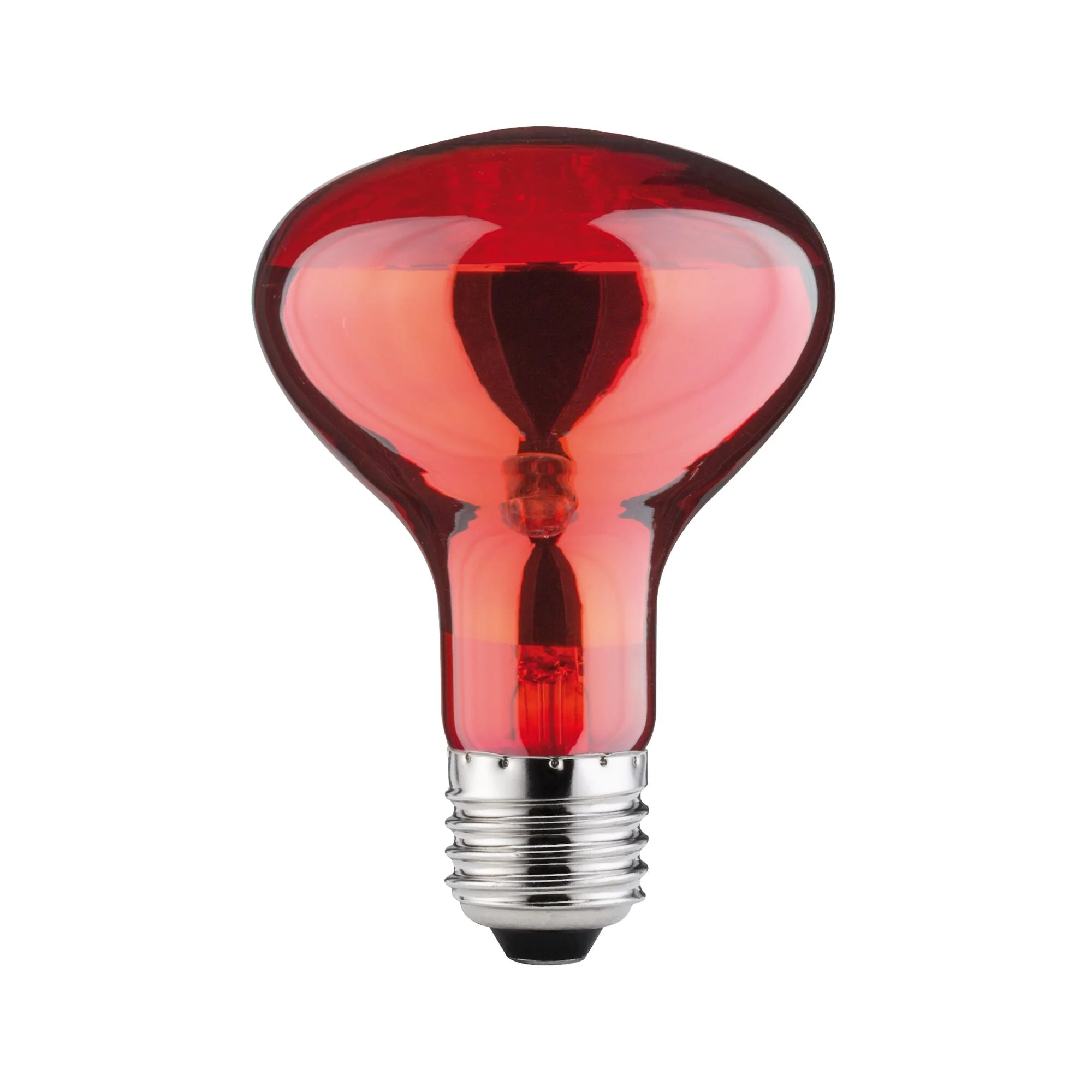 Glühbirne Infrarot E27 230V 26lm 60W 1500K Rot