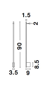 GROPIUS Wandaufbauleuchte 15 Watt 900 mm 3000 Kelvin - Image 8