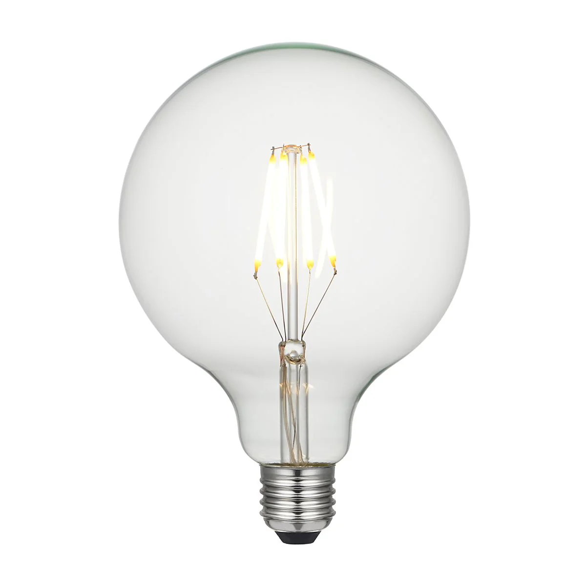 Große Clear Globe LED E27 Lampe - Klares Glas - Image 2