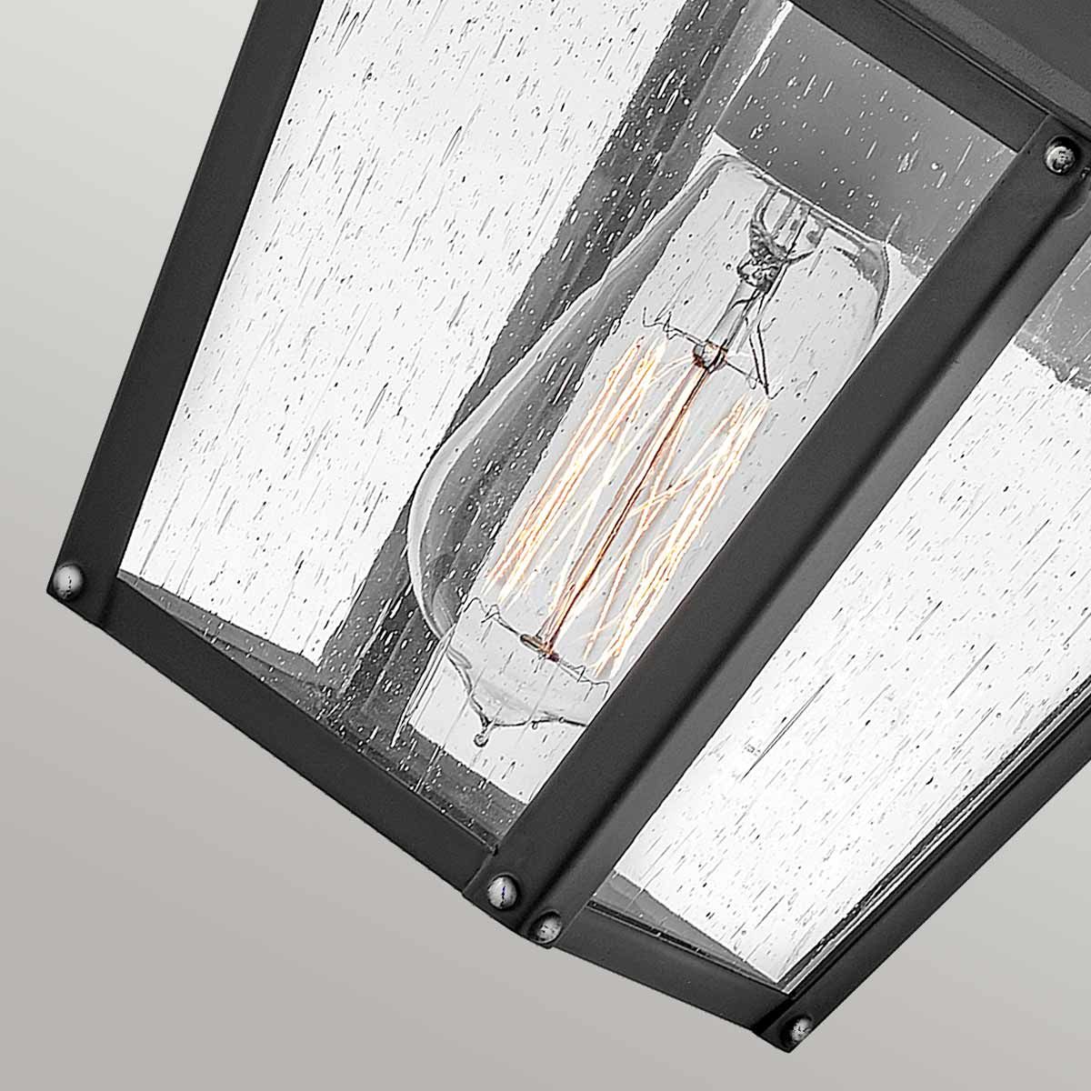 Huntersfield Kleine Wandlaterne mit 1 Licht, Schwarz - Image 4