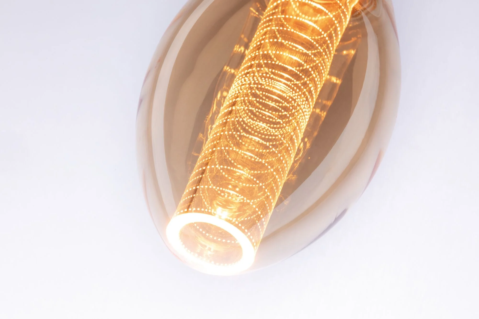 Inner Glow Edition LED Birne  Innenkolben Ringmuster E27 230V 230lm 4W 1800K Gold - Image 2