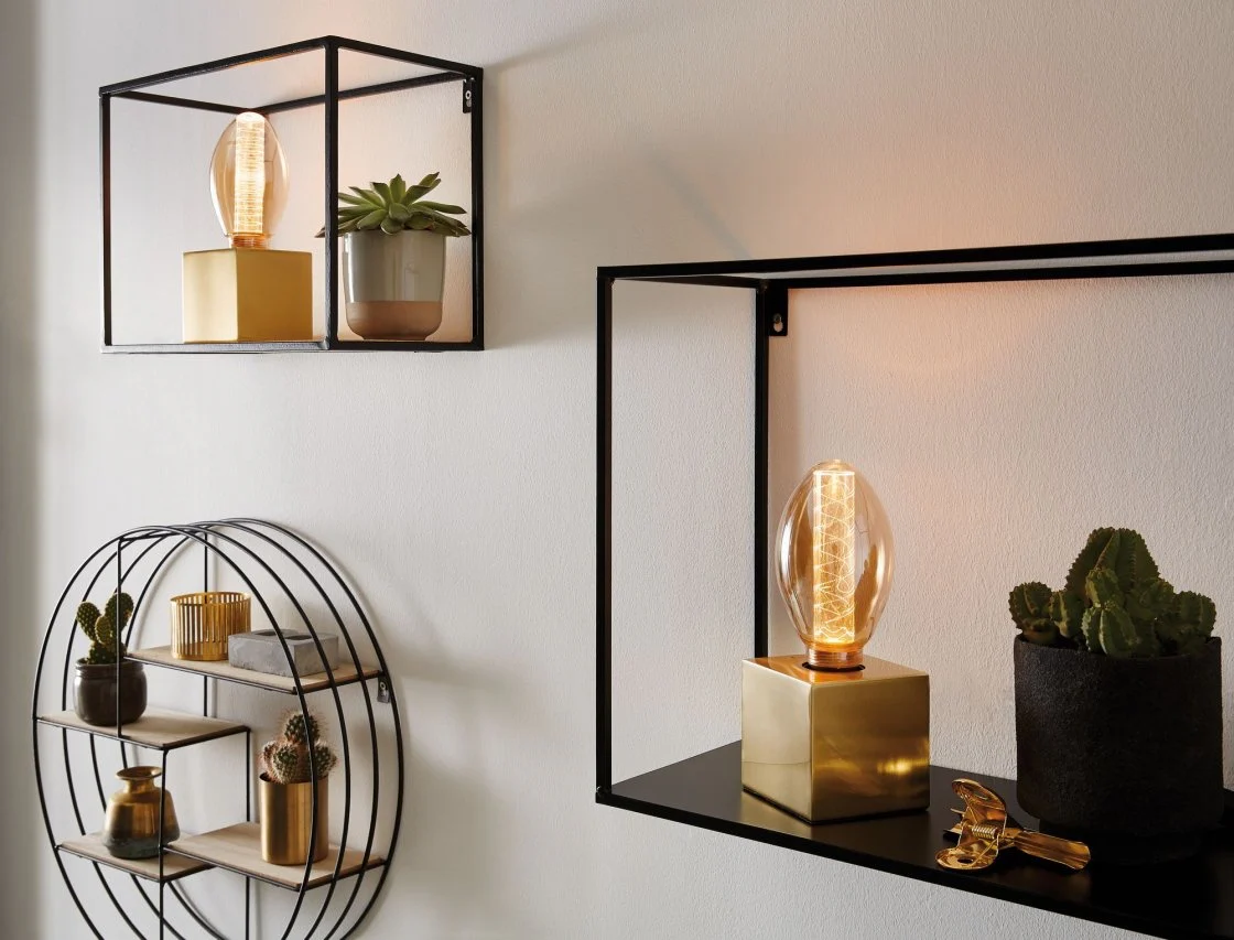 Inner Glow Edition LED Birne Innenkolben Spiralmuster  E27 230V 200lm 4W 1800K Gold - Image 2