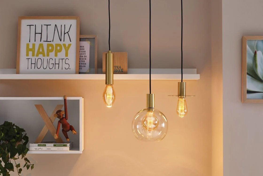 Inner Glow Edition LED Birne Innenkolben Spiralmuster  E27 230V 200lm 4W 1800K Gold - Image 3