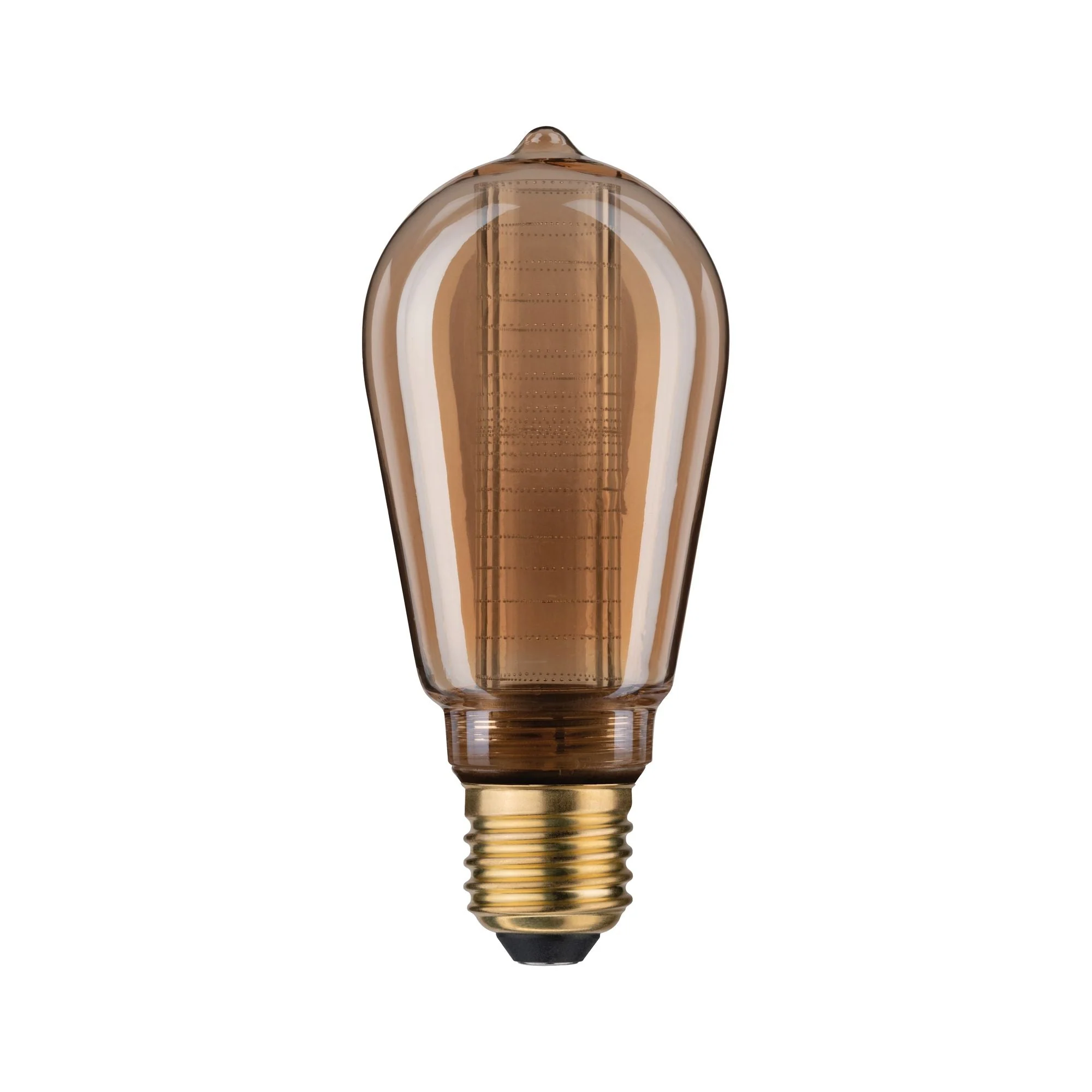 Inner Glow Edition LED Kolben Innenkolben Ringmuster E27 230V 120lm 3,6W 1800K dimmbar Gold - Image 3