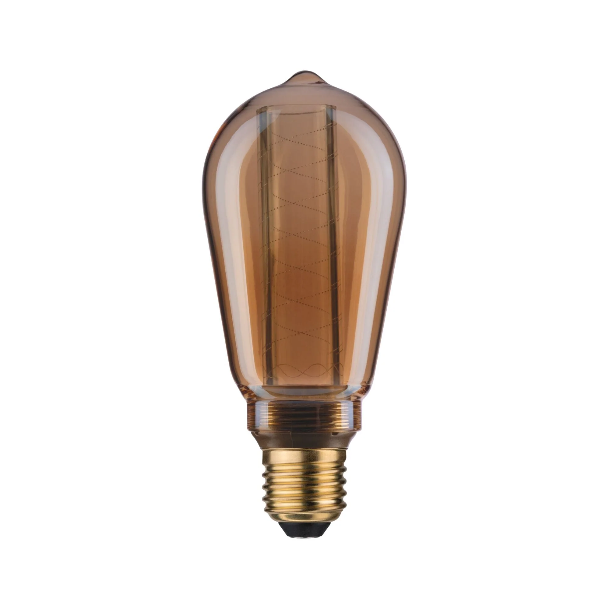 Inner Glow Edition LED Kolben Innenkolben Spiralmuster E27 230V 230lm 4W 1800K Gold - Image 3