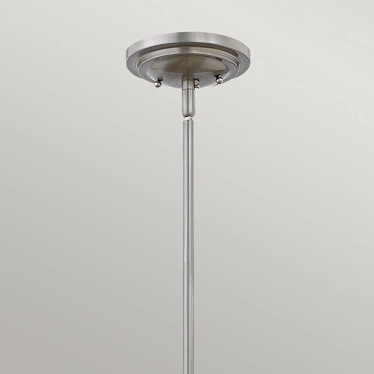 Jules 3-flammige Pendelleuchte / Halbeinbauleuchte - Gebürstetes Nickel - Image 4