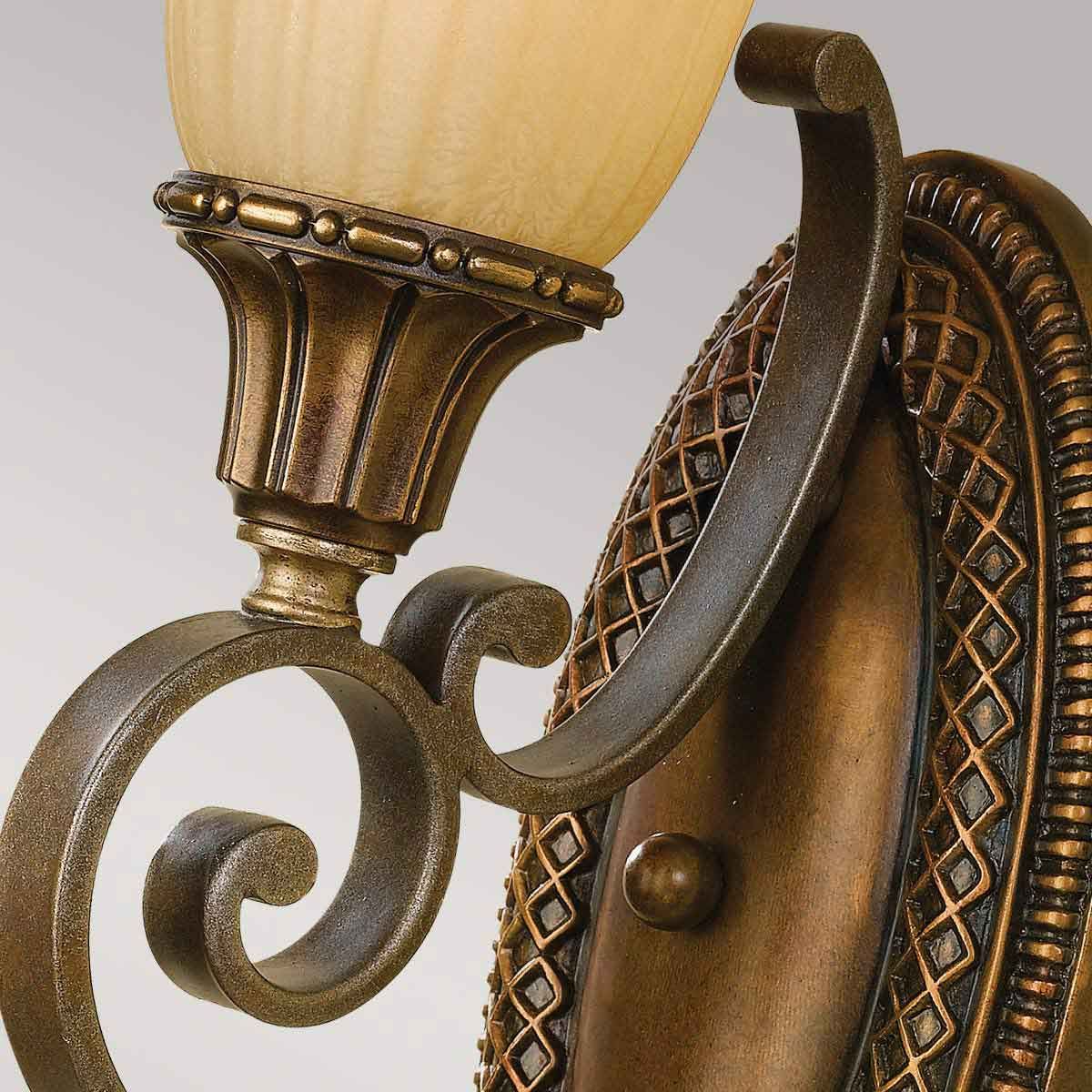Kelham Hall 1-flammige Wandleuchte - Firenze Gold/Britische Bronze - Image 3