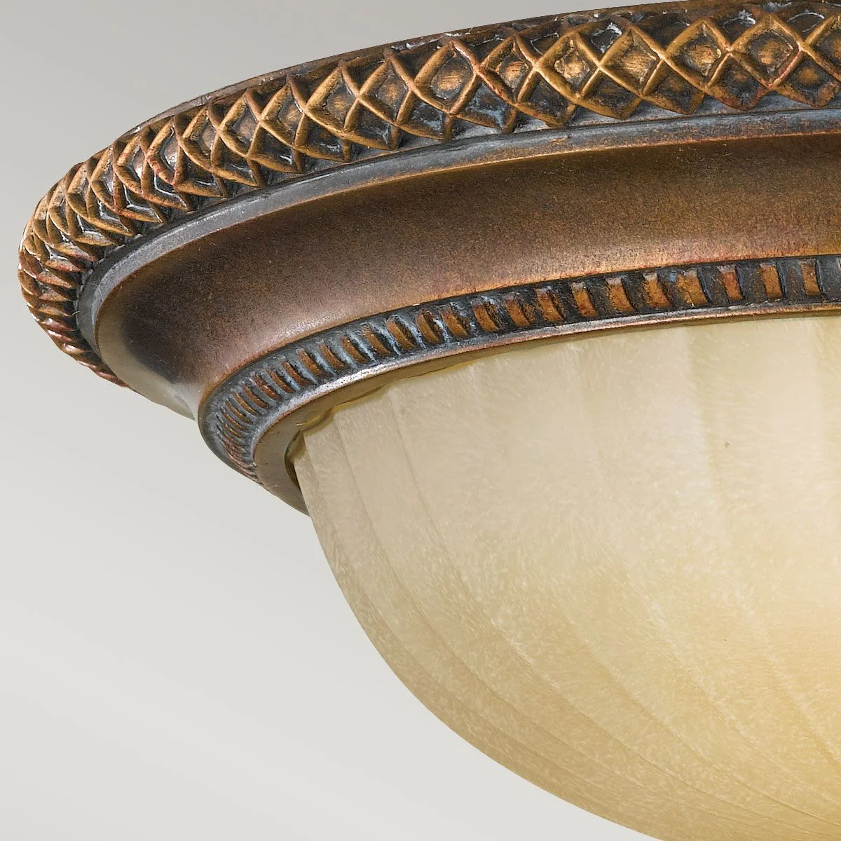 Kelham Hall Deckenleuchte mit 2 Lichtern, Firenze Gold/British Bronze - Image 2