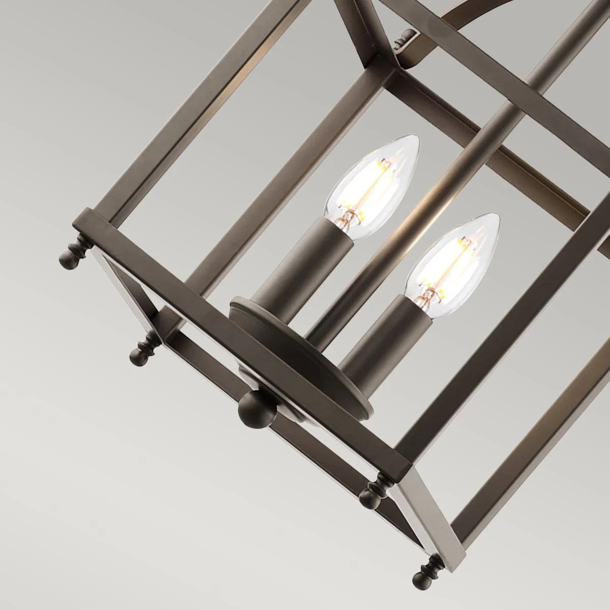 Kleine 2-flammige Pendelleuchte Larkin - Alte Bronze - Image 2