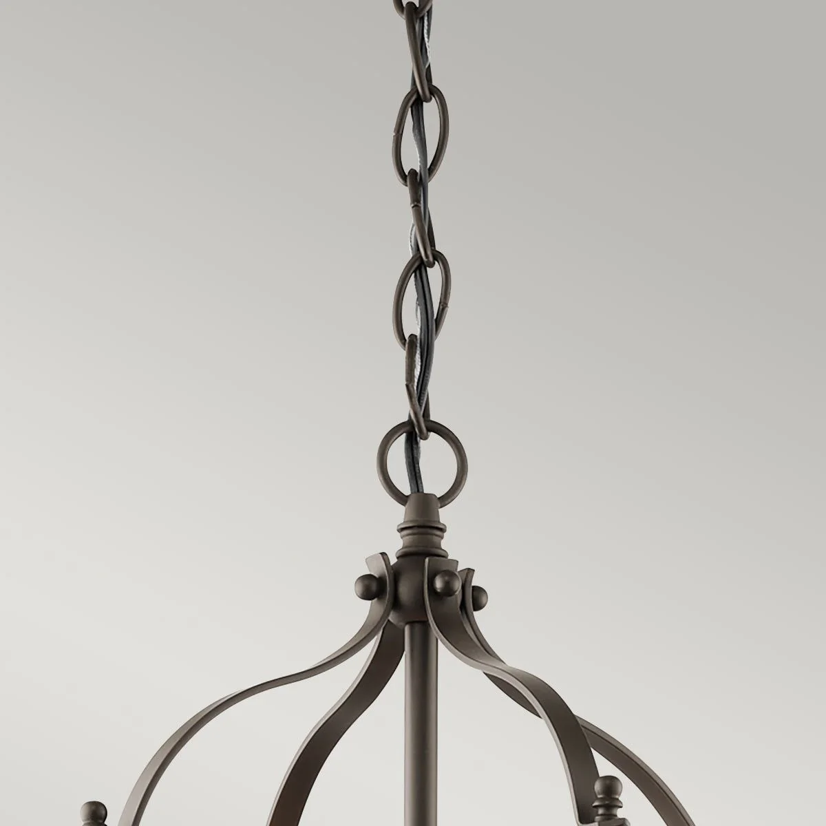 Kleine 2-flammige Pendelleuchte Larkin - Alte Bronze - Image 3